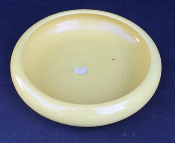 Vtg MCM CALIFORNIA CA Tudor Pottery - Yellow Bowl / Planter