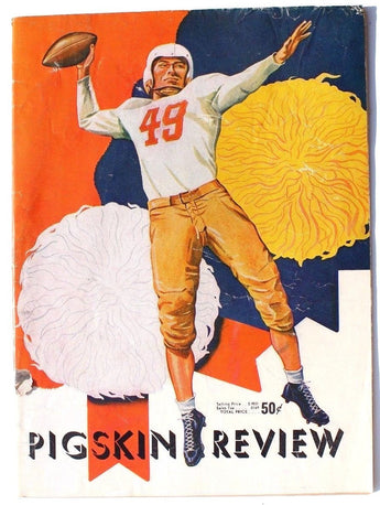 Vtg 1953 Pigskin Review Stanford v Southern California College Football Program