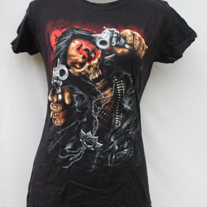 Five Finger Death Punch Demon Inside (5FDP) Women's Graphic T-shirt Tee Medium