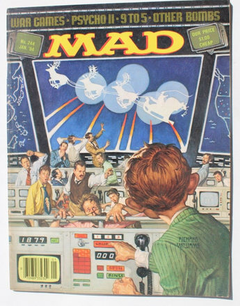 Vintage January 1984 MAD Magazine Comic Humor No. 244