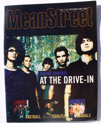 Vintage SEPTEMBER 2000 Mean Street Magazine (Fastball, Soulfly, Vandals)