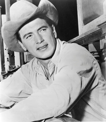 Vtg Black & White 1970s Rock Hudson In The Move GIANT Photo #1287