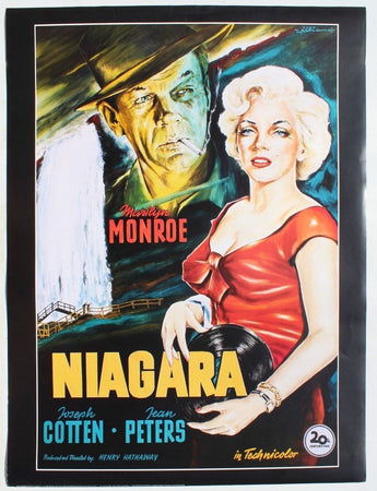 Vintage 1990s Marilyn Monroe NIAGARA 20th Century Fox (Holland) Movie Poster