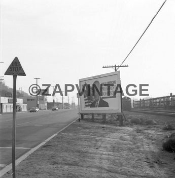 Vtg 1964 Politics Los Angeles CA Farrington For Congress Billboard Sign #1963