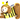 Humane Society Golden Doodle Dog Spring Bumble Bee Costume Figurine Decor NOS