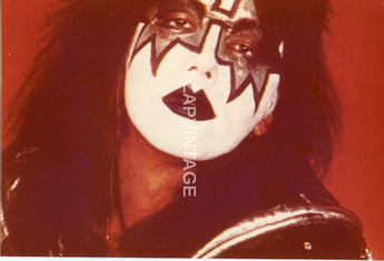 Vintage 1970s Ace Frehley Concert Tour Preforming Kiss Band Music Photo #2872