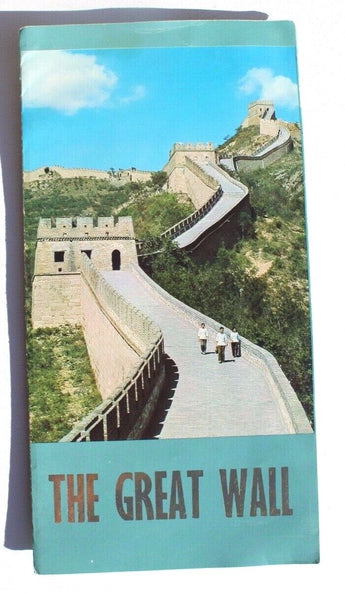 Vintage 1960s Great Wall of China TRAVELING Brochure Guide