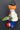 Vintage 1980's Paper Mache (Funny) Painting Clown Table Top Statue Art