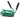 New Delta Education Green Jump Ropes 2 1/2 Meters (180-7519) Foam Handles