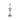 New Silver Retro Christmas Rhinestone Candy Cane Candle Holder Stand Decor