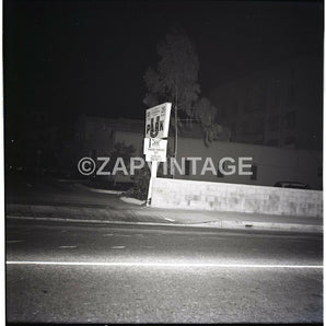 Vtg 1965 Parking Lot Sign On Green Street / Pasadena Rose Parade Photo #2337