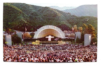 Vintage 1960'S Hollywood Bowl Amphitheatre California Photo Postcard