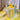 New White / Yellow Stripped Farmhouse Cottage Lemon Ceramic Lemonade Pitcher