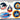 5 Vintage Space Shuttle Early Columbia NASA Decal Stickers (Young Crippen)