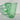 Vintage Emerald Green BUBBLED Glass Water / Juice Beverage Pitcher