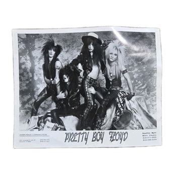 Vintage Black & White Press Photo Musical Artists Pretty Boy Floyd Hollywood CA
