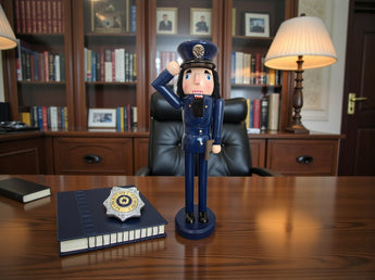 New Large Police Officer Law Enforcement Christmas Holiday Nutcracker Room Decor