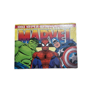 Sealed VTG 1993 MARVEL SUPER HERO CALENDAR Spider-Man Hulk Captain America