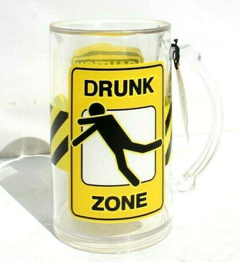 NEW 14 OZ PLASTIC - CAUTION LOSS OF DIGNITY (Funny Gag Gift) Novelty
