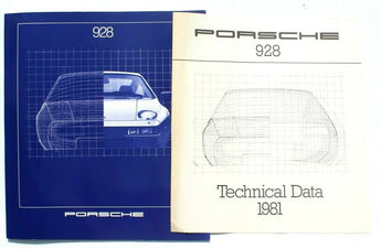 Vtg Original 1980s Porsche 928 Salesman Car Dealer Brochure Booklet W/ Specs