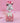New Large White Poodle Pink Christmas Box Tabletop Figurine Statue Decor