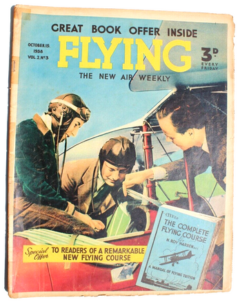 Vtg Oct 15, 1938 Flying Aviation Magazine Vol. 2 No. 3 Air Weekly