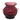 Vtg Antique 1930s Cambridge Glass Amethyst In Nautilus Small Sugar Bowl