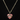 Vintage NOS Silver Pink Rhinestone Heart Breast Cancer Hope Necklace Jewelry