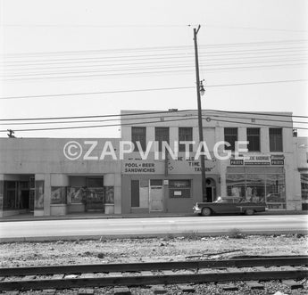 Vintage 1968 Old Time Tavern Bar Sun Valley CA Train Tracks Photo #1666