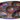 Vintage Wood Hand Carved Colorful Party Nut Bowl Serving Tray Tri-Bowl