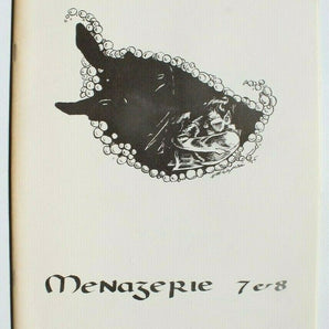 Vintage March 1976 Menagerie 7 & 8 Trek Fan Fanzine Book Booklet RARE