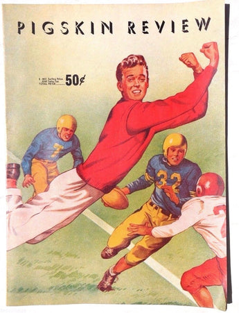 Vtg Nov 1951 PIGSKIN REVIEW Football Magazine / Game Program ( Stanford vs USC)