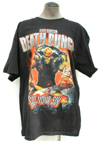 New MENS FFDP Five Finger Death Punch Got Your Six Graphic T-Shirt XL