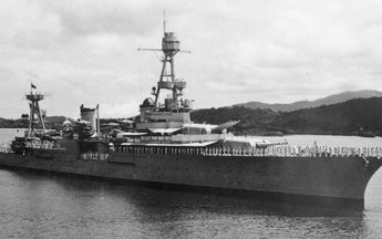 Vintage B&W WWII World War Two Military USS Navy Boat Ship Photo #796