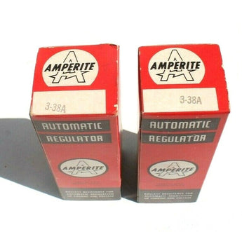 Vtg NOS Amperite 3-38A Tubes - Matching PAIR in Boxes