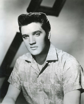 Vtg RARE Black & White Portrait of ELVIS PRESLEY (Head Shot) Still Photo #53