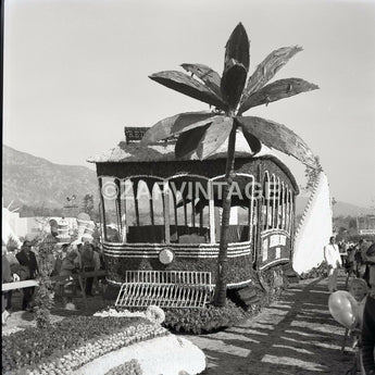 Vtg 1965 South Pasadena California CA Rose Parade Redondo Car Float Photo #2329