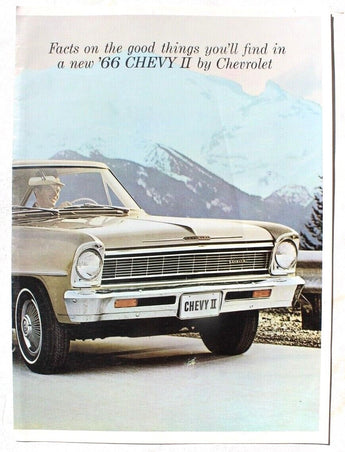 Vintage 1965 66 CHEVY II NOVA Sales Salesman Advertising Brochure