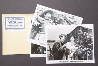 1957 Pobres Millonarios Movie Press Kit Photos (Clavillazo / Anna Luisa Peluffo)