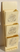 VTG Fesco 6221 Letters Notes Misc. Key Holder Beige + Silver Wall Hanging MCM