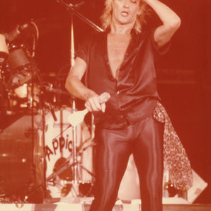 Vintage Rod Stewart Concert (On Stage) Live Color Photo 8X10