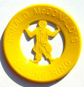 Vintage 1970s - 1980s Mcdonalds Flying Disc Sailing Ring Frisbee Toy