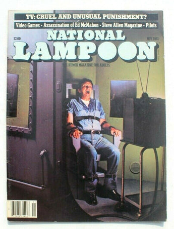 Vtg November 1981 National Lampoon Magazine T.V. Cruel & Unusual Punishment