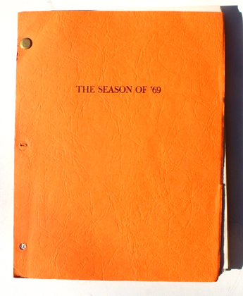 Rare Vtg 1972 The Season On 69 By Frank Waldman MOVIE Story & Screen Play Script