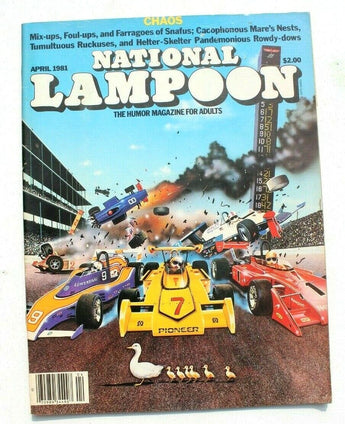 Vtg April 1981 National Lampoon Magazine Movies (Chaos) Vol. 2 No. 33