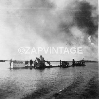 Vtg 1915 Mansions On Thousands Islands New York Photo Image #1746