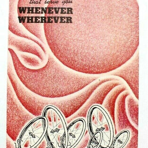 Vtg 1950s The Wheels That Serve You Japan Bicycle Exporters Catalog Brochure