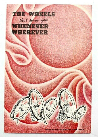 Vtg 1950s The Wheels That Serve You Japan Bicycle Exporters Catalog Brochure