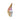 New LRG Pink Girly Skeleton Melting Ice Cream Cones Halloween Holiday Decor