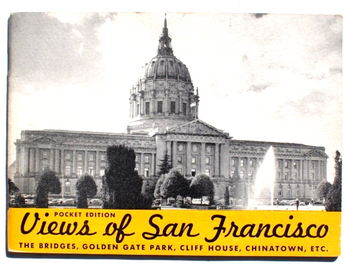 Vintage Views of San Francisco Souvenir PHOTOS Book Published in the 1930's 5X7